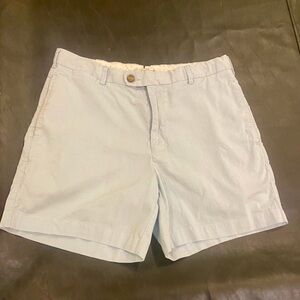 PETER MILLAR Seersucker Cotton Golf Shorts Mens 32 Blue White stripes